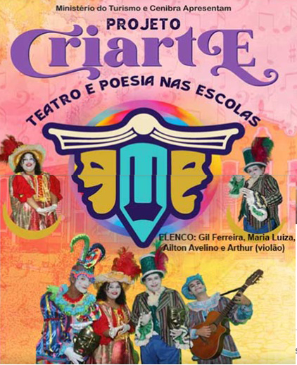Projeto Criarte, Teatro e Poesia nas Escolas, percorrerá 20 cidades mineira