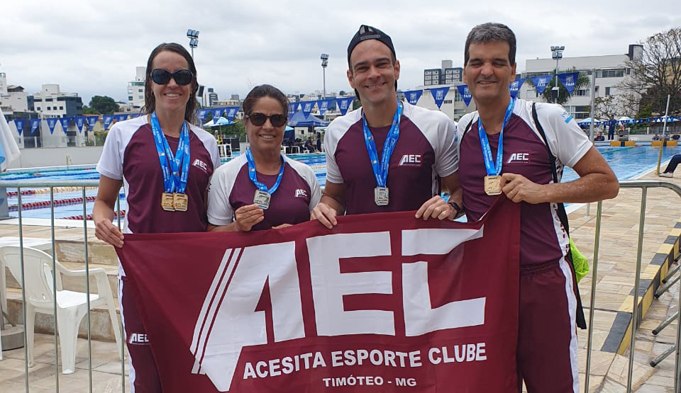 Atletas do Acesita Esporte Clube destacam-se no Master Verão