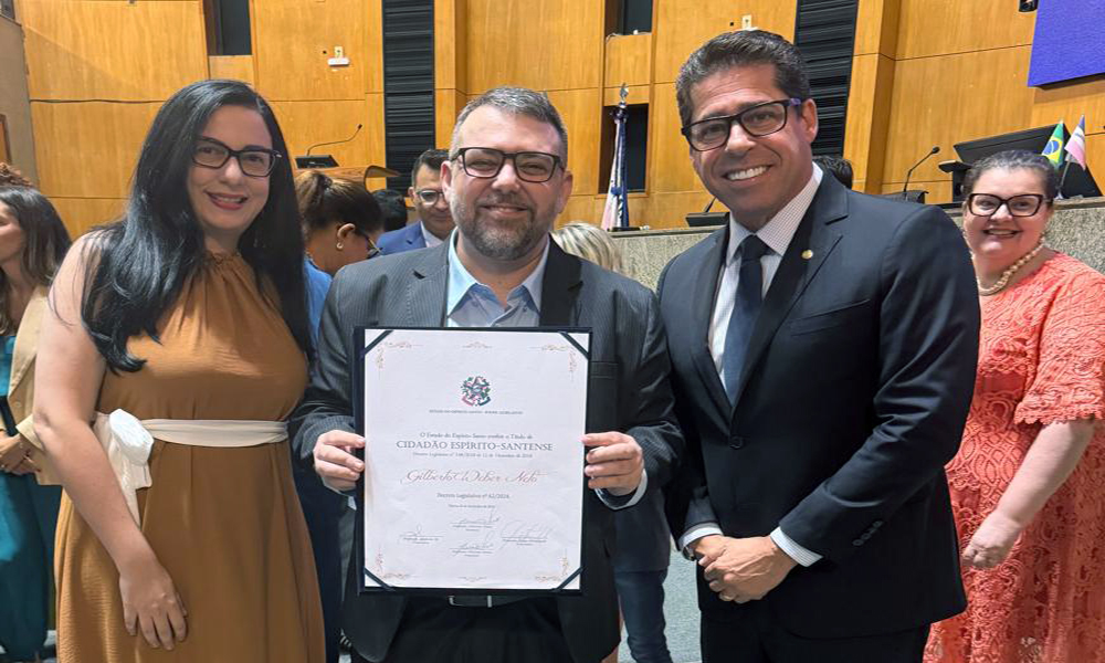 Administrador hospitalar Ipatinguense recebe título de Cidadão Honorário do ES
