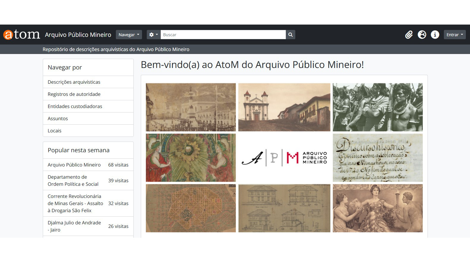 Arquivo Público Mineiro implementa o sistema AtoM