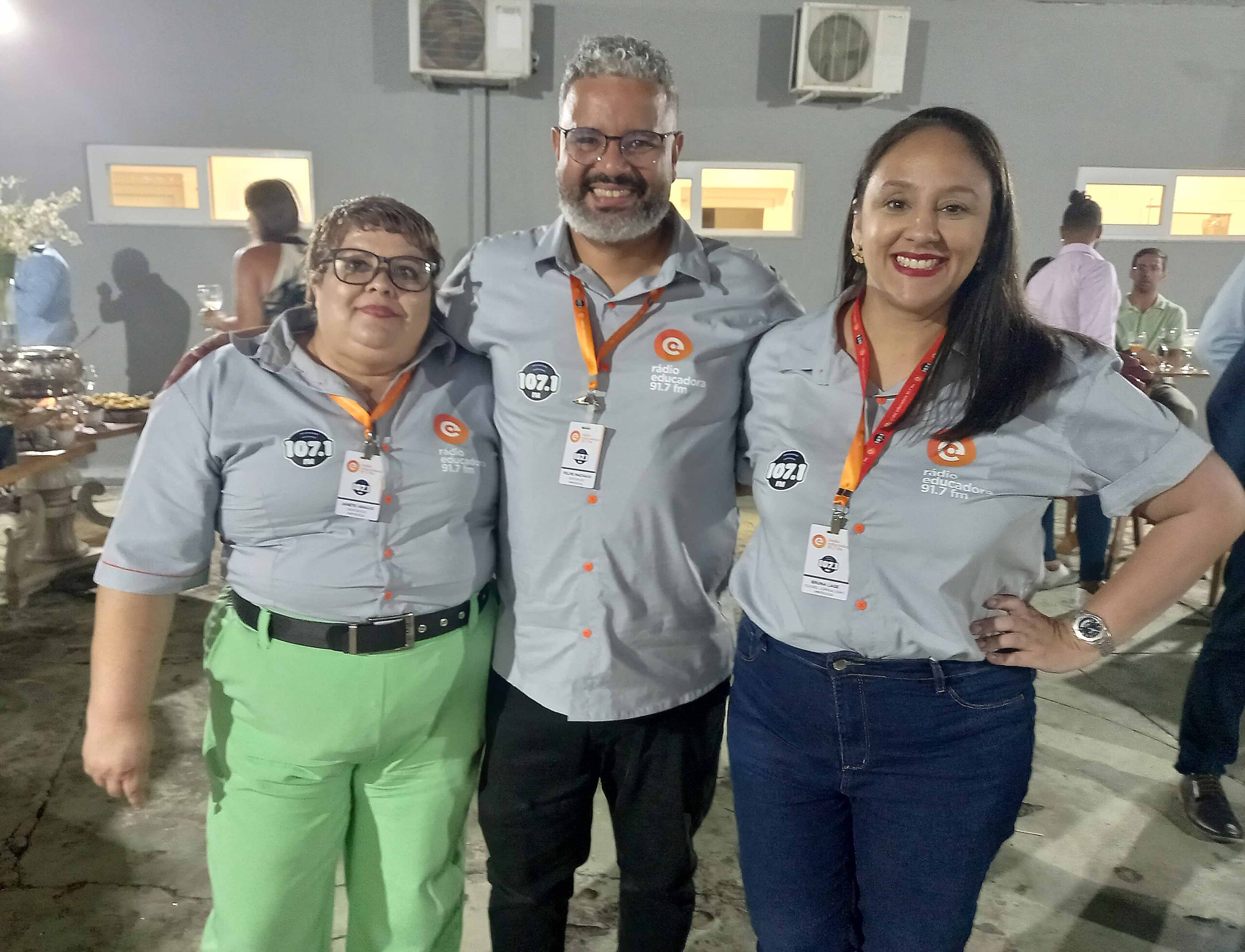 Equipe de jornalistas, Janete Araújo, Felipe Machado e Bruna Lage - Foto: Arquivo CG