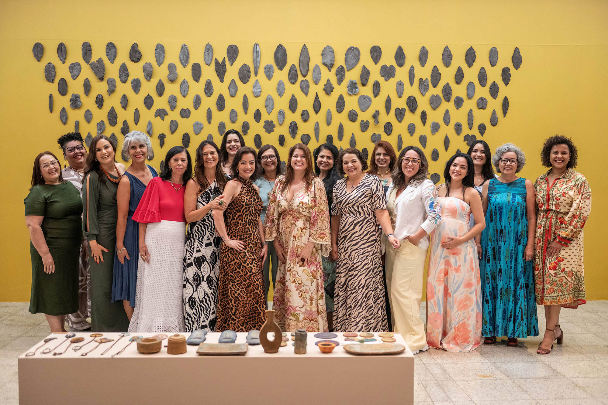 Exposição de artesanato com agregado siderúrgico é aberta no Centro Cultural Usiminas