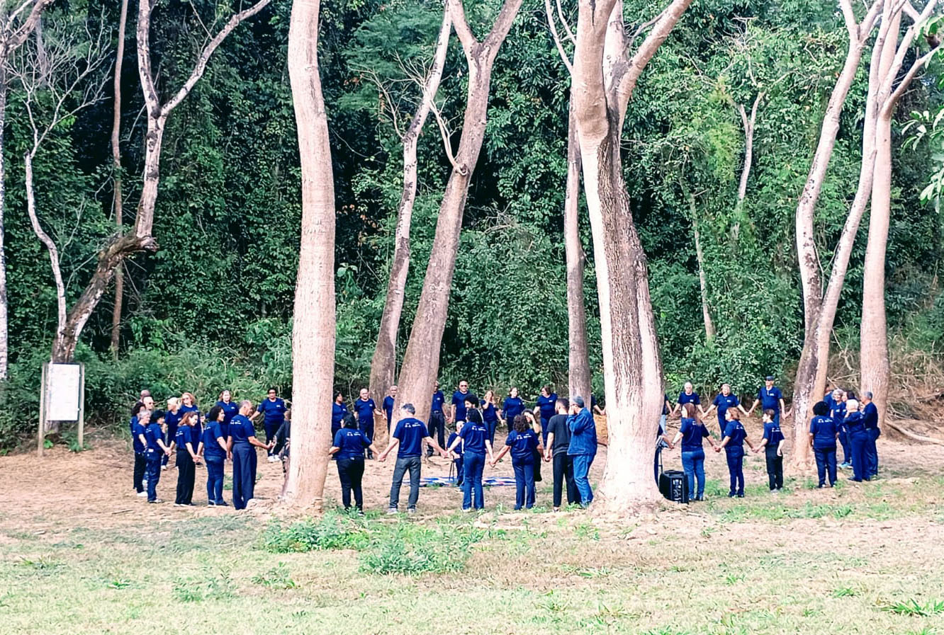 Evento no Bosque da Fundação Aperam celebra mês da pessoa idosa