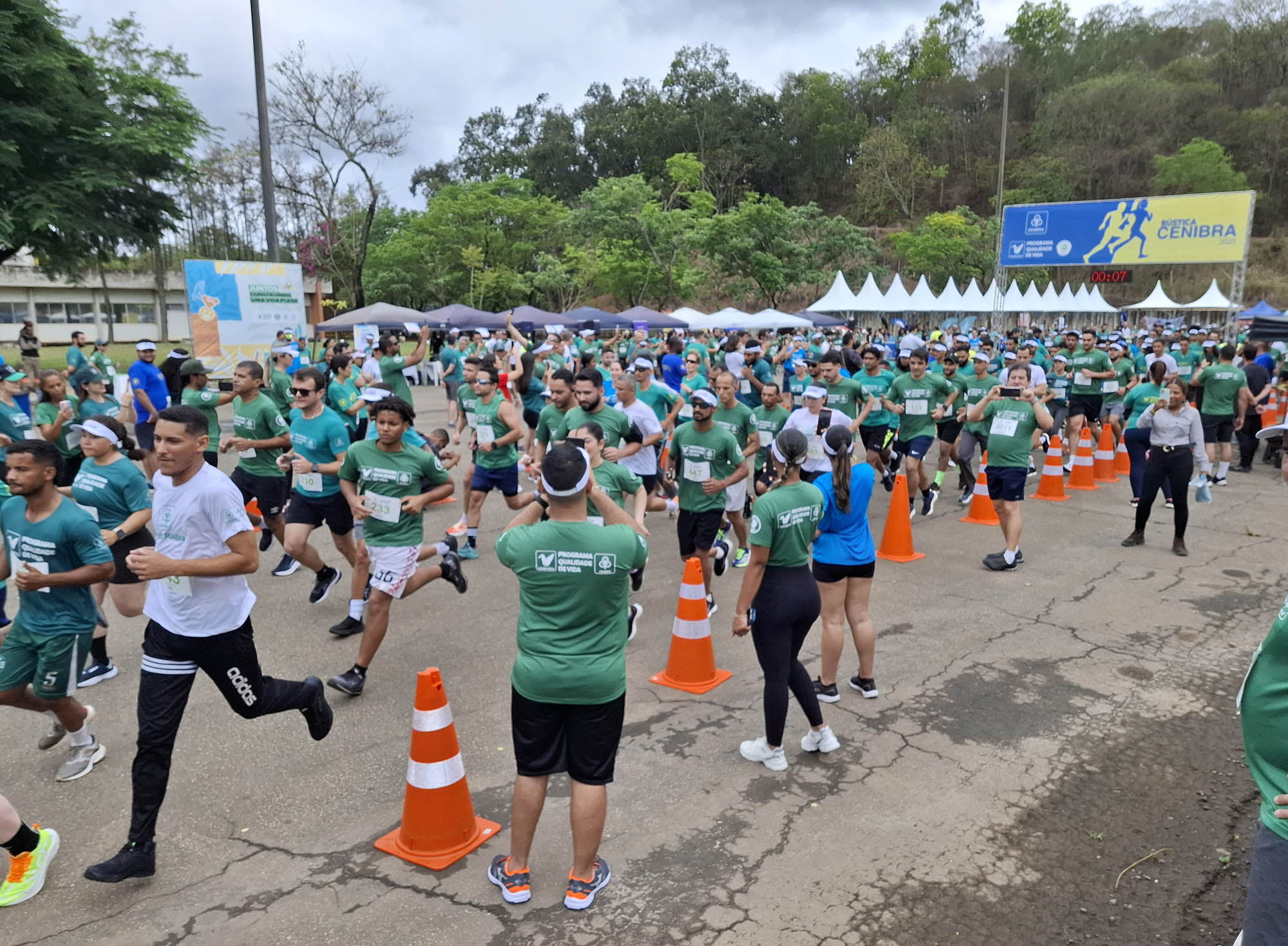 Saúde mental, física e social com mil colaboradores é celebrada na Cenibra