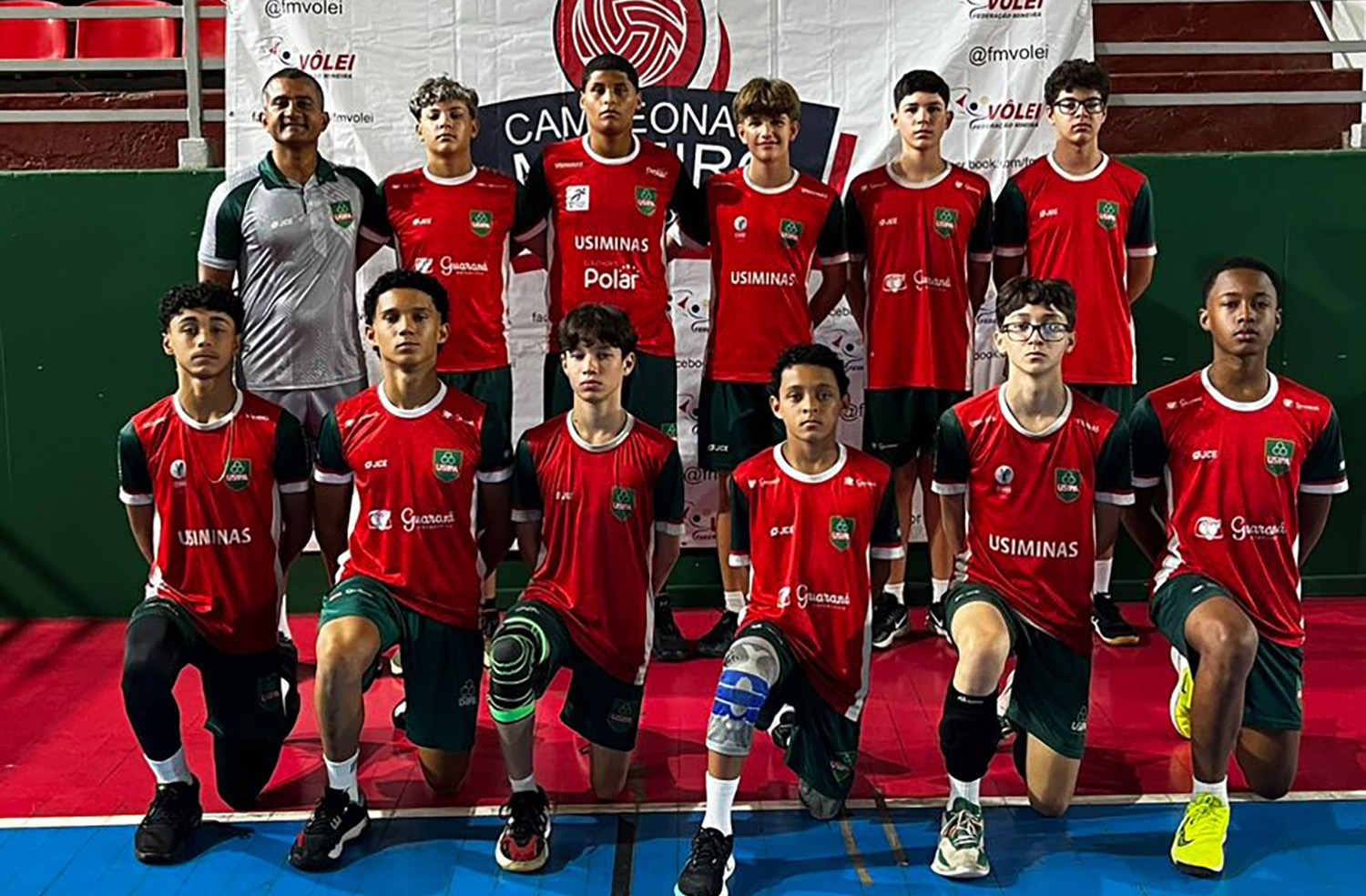 Usipa sedia o Campeonato Mineiro Sub-15 Masculino de Voleibol com a presença das principais equipes do estado