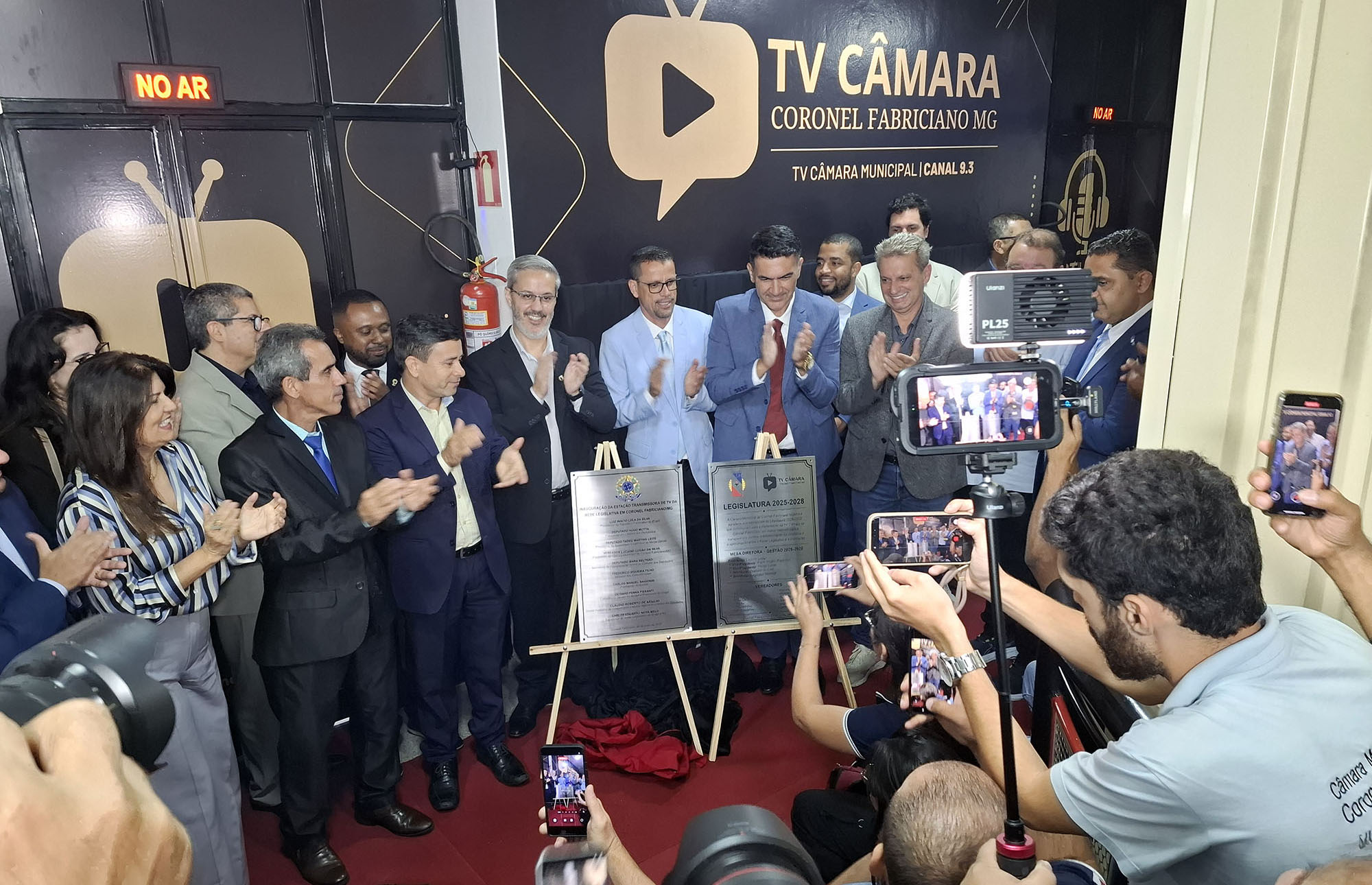 Câmara Municipal de Coronel Fabriciano inaugura TV Câmara, a primeira de Minas Gerais e fortalece a transparência do poder Legislativo